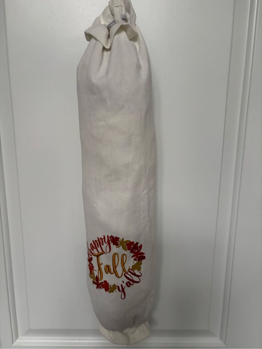 Handmade Plastic Bag Holder- Happy Fall Y’all